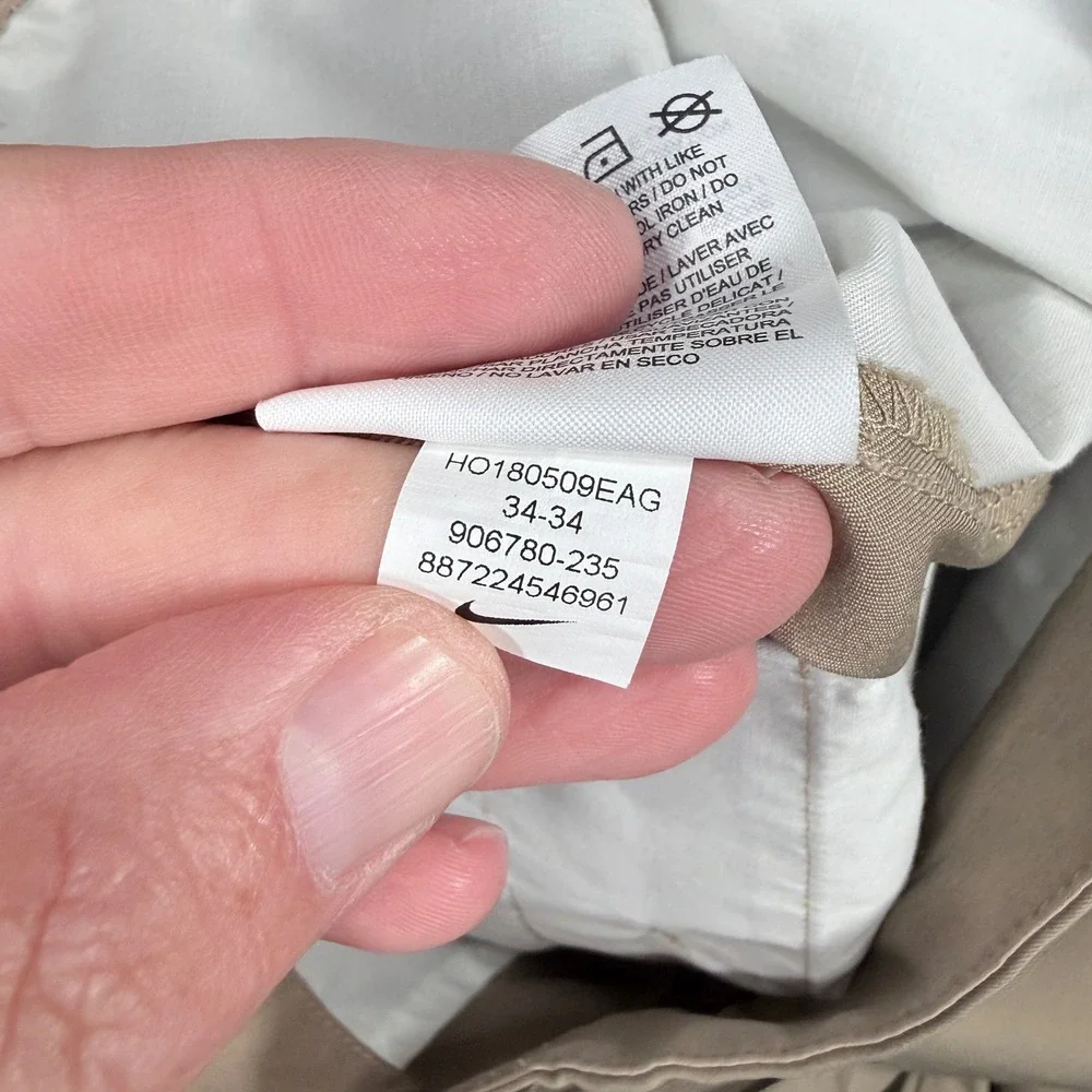 Nike Men’s Khaki Beige Chinos